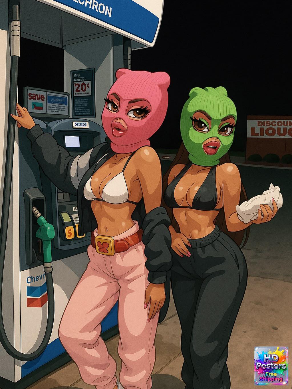 “City Luxe Nights” – 4K Bratz Fashion Diva Poster (Mulitple Selections)