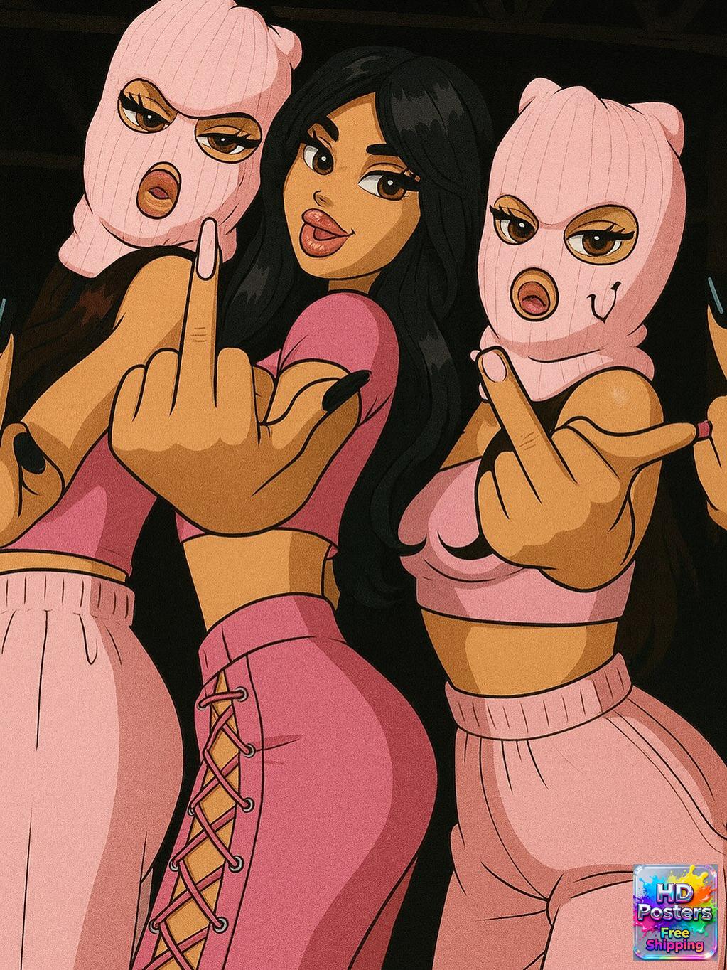 “City Luxe Nights” – 4K Bratz Fashion Diva Poster (Mulitple Selections)