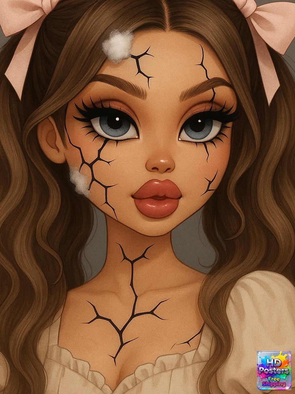 “City Luxe Nights” – 4K Bratz Fashion Diva Poster (Mulitple Selections)