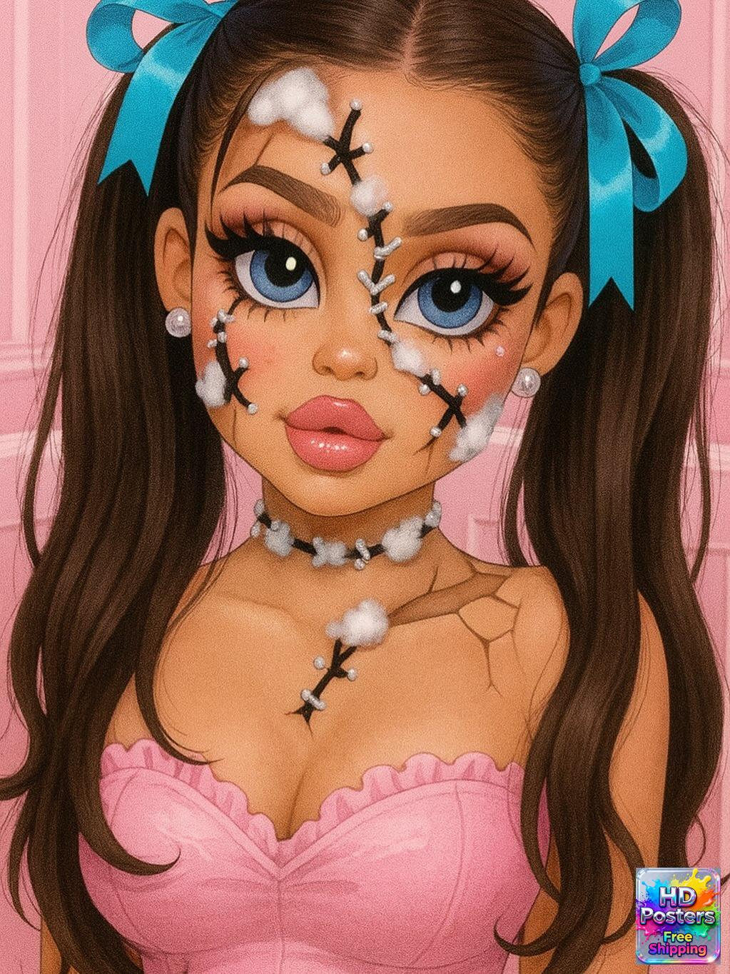 “City Luxe Nights” – 4K Bratz Fashion Diva Poster (Mulitple Selections)