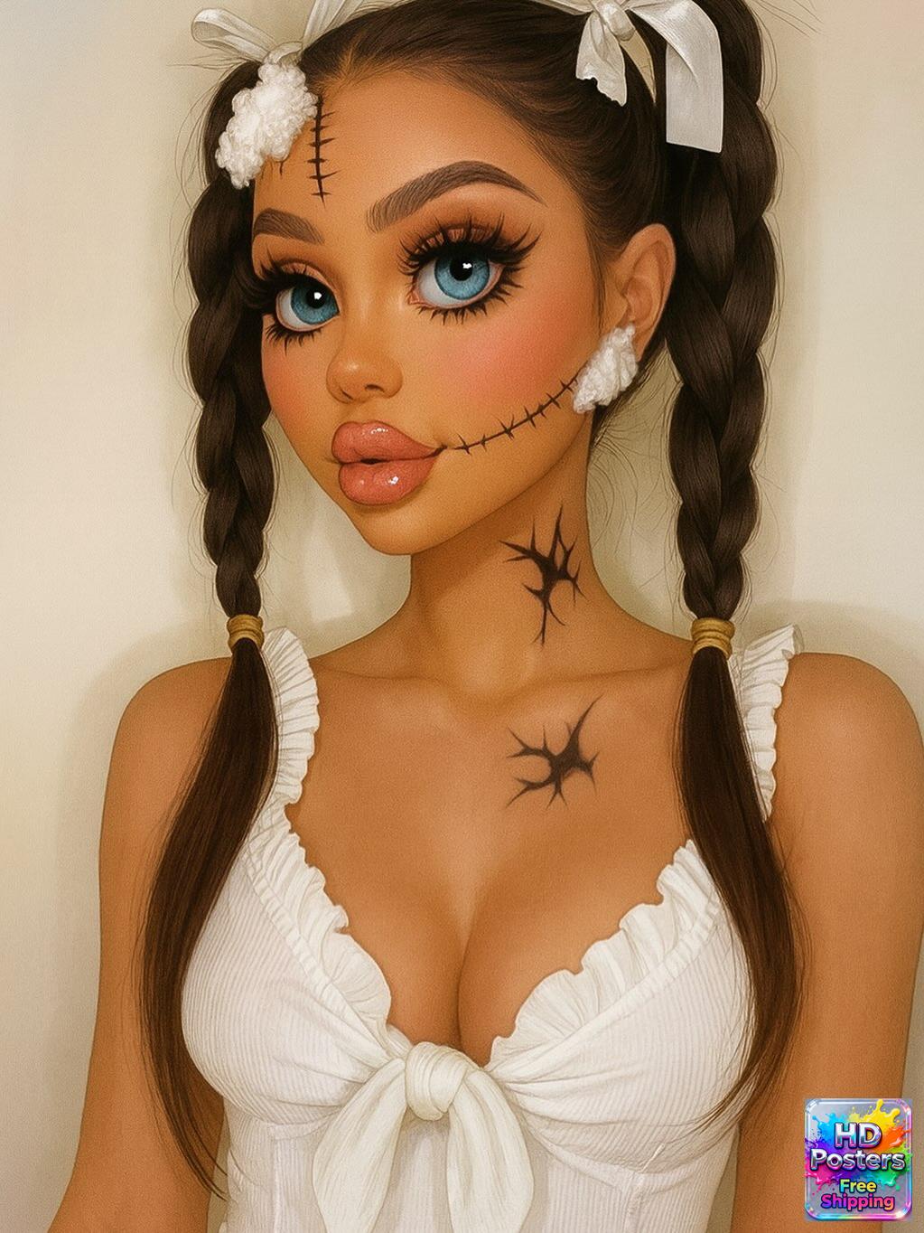 “City Luxe Nights” – 4K Bratz Fashion Diva Poster (Mulitple Selections)