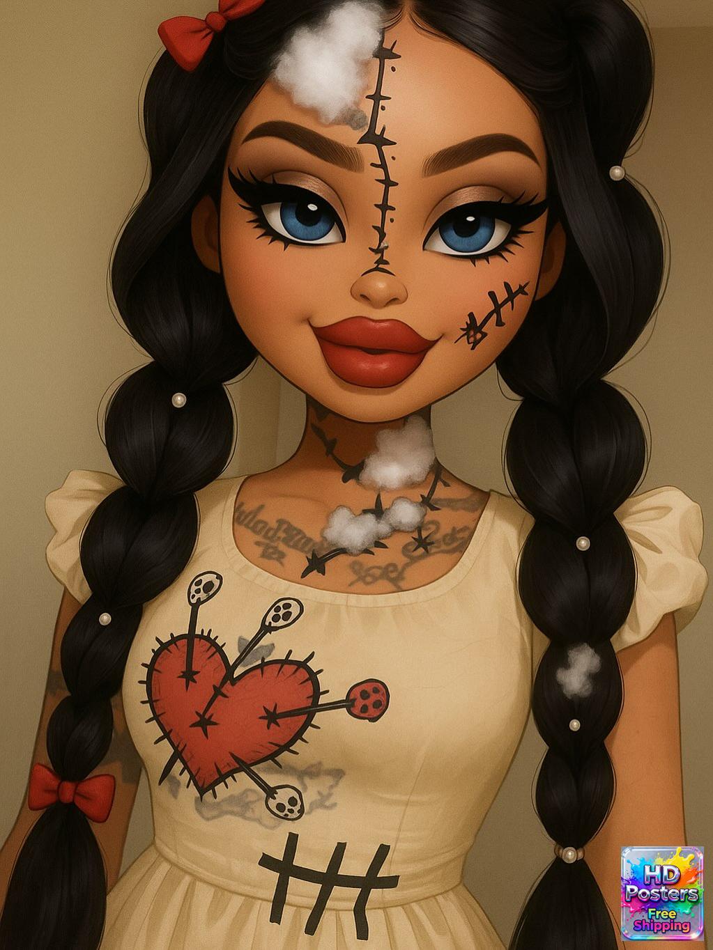 “City Luxe Nights” – 4K Bratz Fashion Diva Poster (Mulitple Selections)