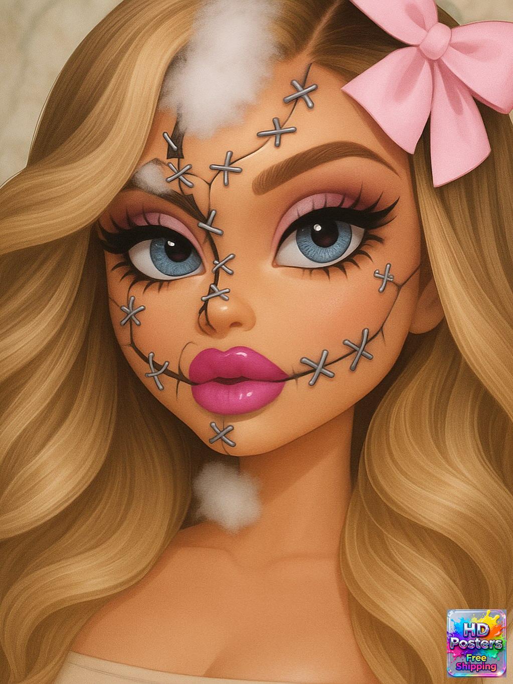 “City Luxe Nights” – 4K Bratz Fashion Diva Poster (Mulitple Selections)