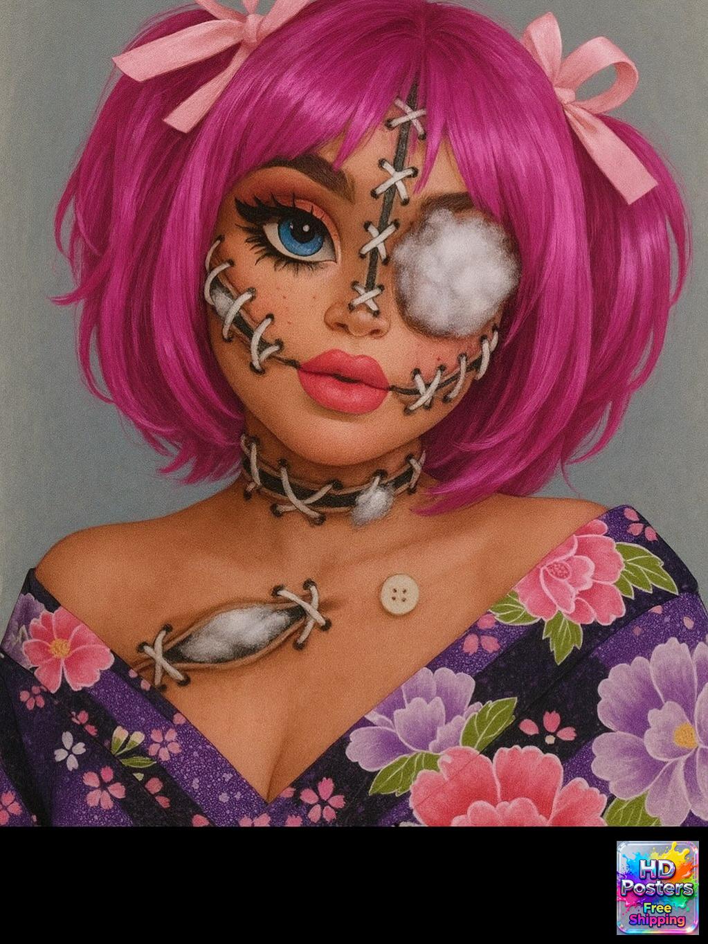 “City Luxe Nights” – 4K Bratz Fashion Diva Poster (Mulitple Selections)