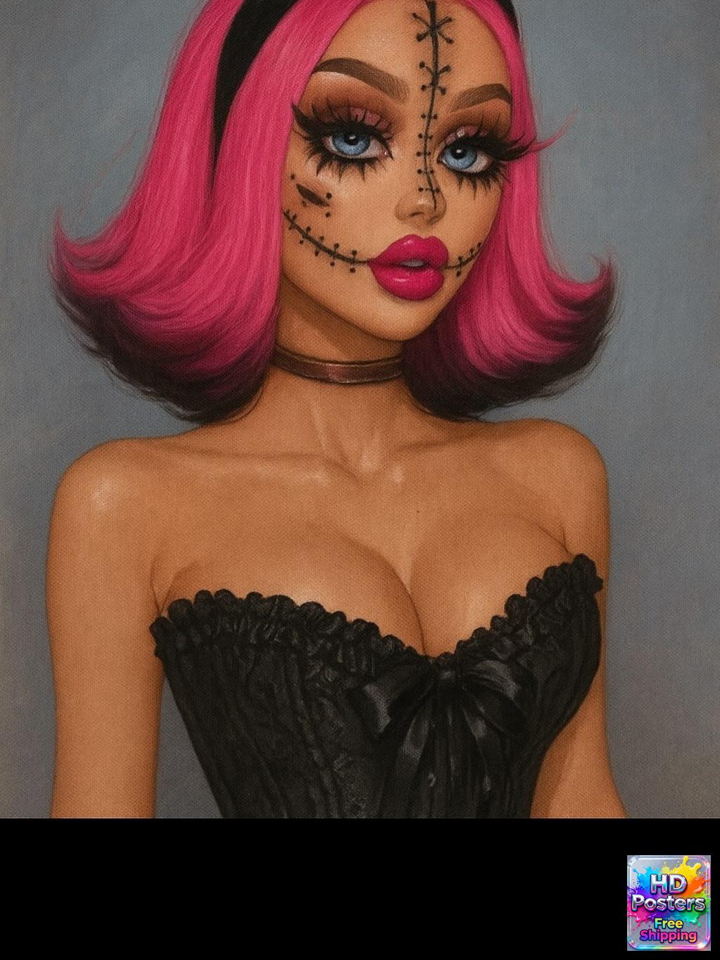 “City Luxe Nights” – 4K Bratz Fashion Diva Poster (Mulitple Selections)