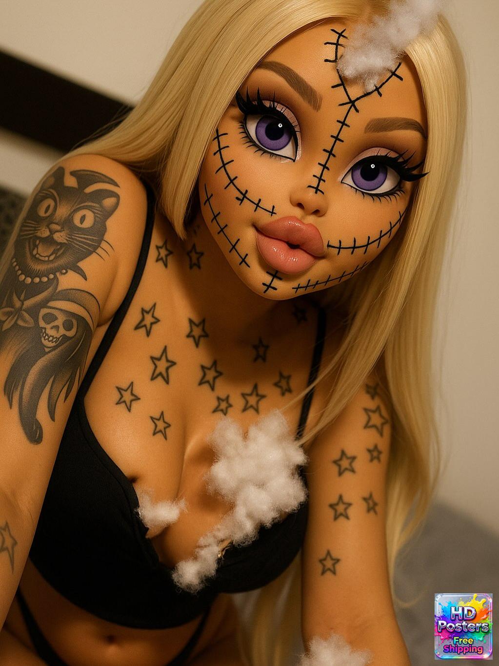 “City Luxe Nights” – 4K Bratz Fashion Diva Poster (Mulitple Selections)