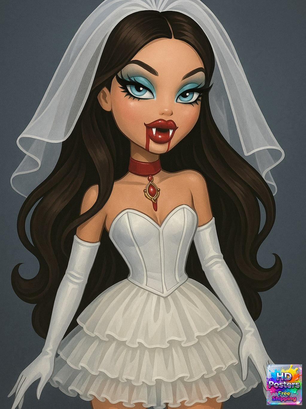 “City Luxe Nights” – 4K Bratz Fashion Diva Poster (Mulitple Selections)