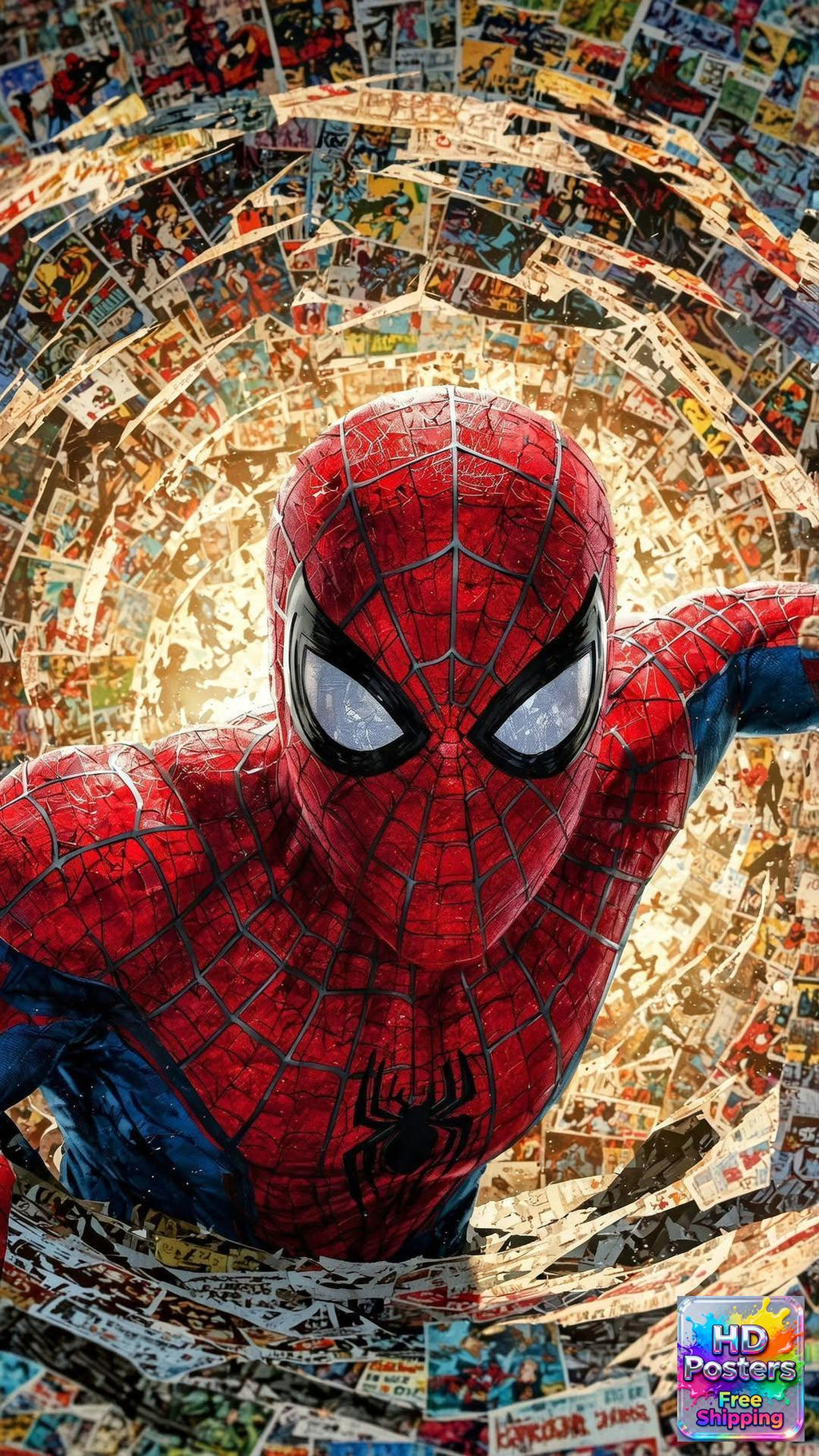 “City Superhero Threads” – 4K Urban Web Edition Poster (Mulitple Selections)