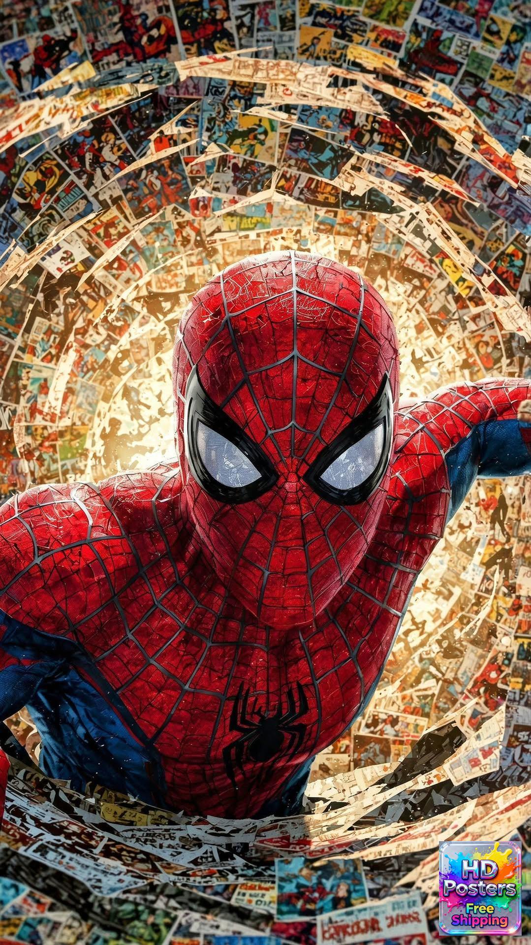 “City Superhero Threads” – 4K Urban Web Edition Poster (Mulitple Selections)