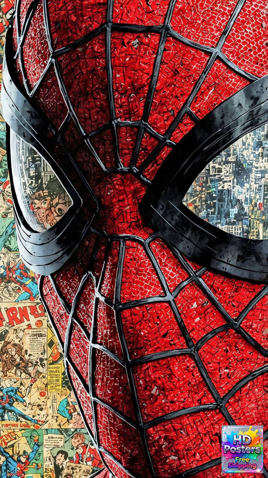 “City Superhero Threads” – 4K Urban Web Edition Poster (Mulitple Selections)