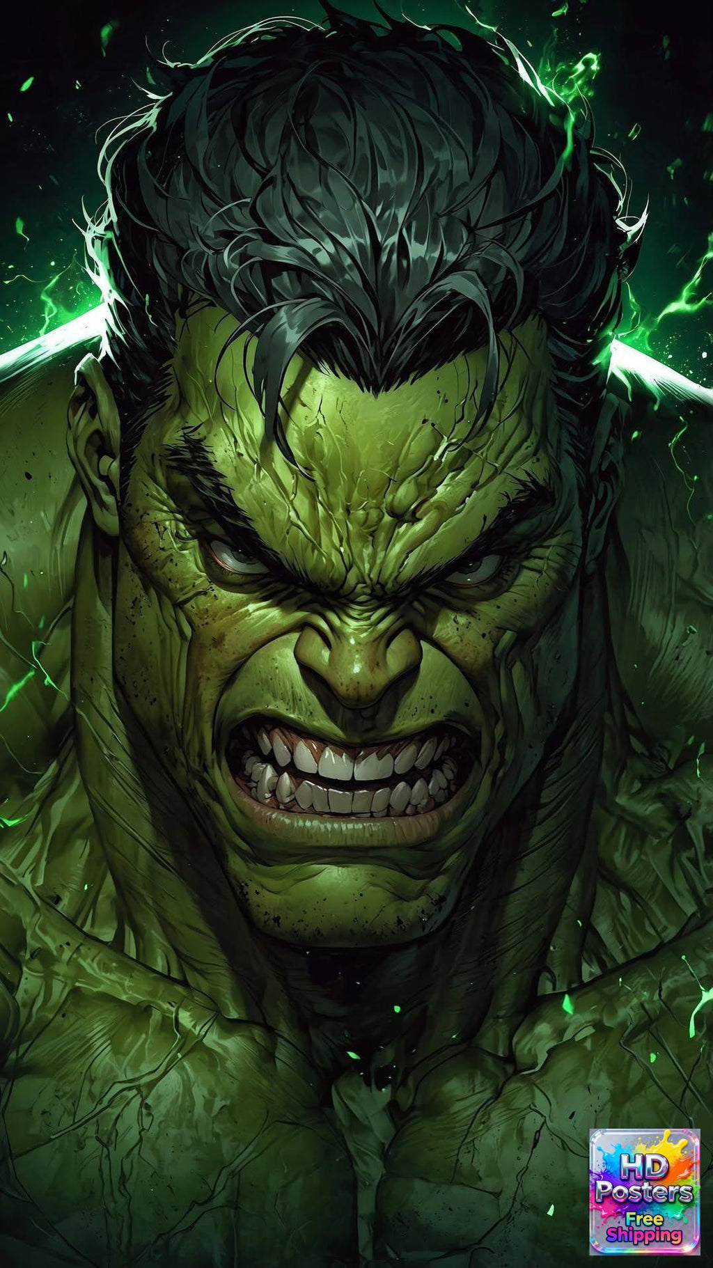 “City Superhero Threads” – 4K Urban Web Edition Poster (Mulitple Selections)