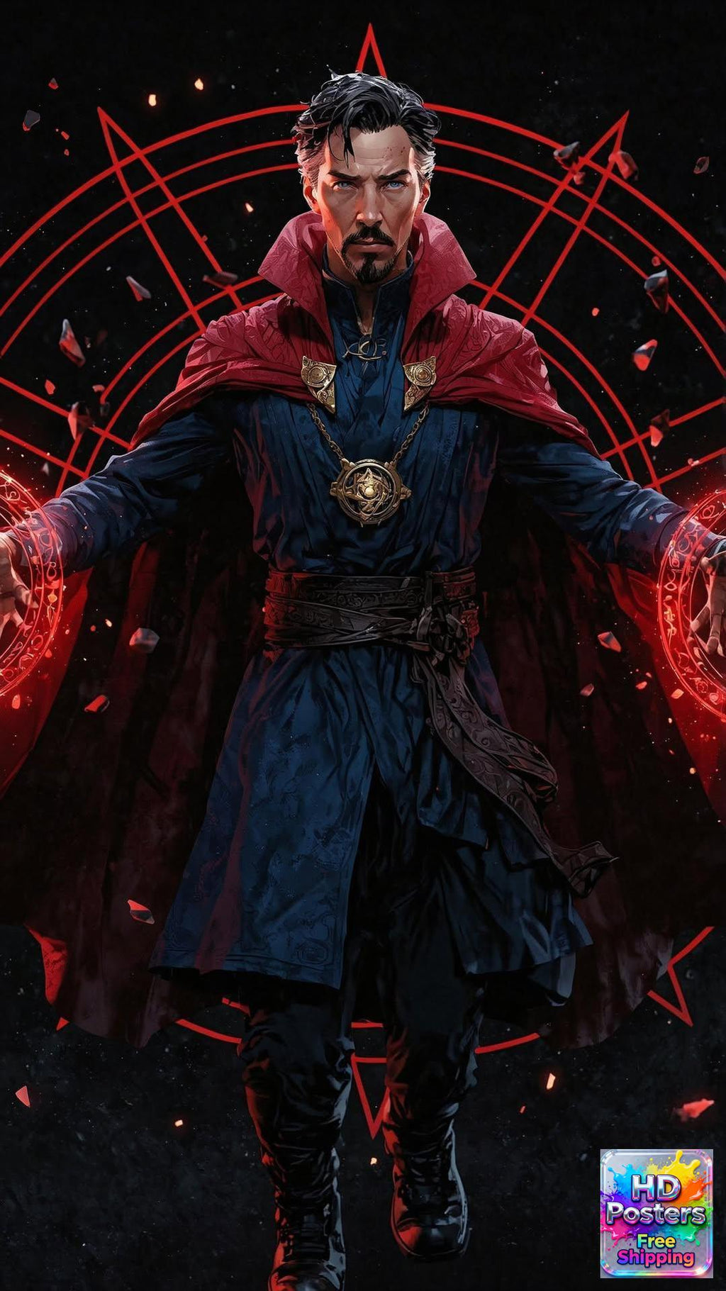 “City Superhero Threads” – 4K Urban Web Edition Poster (Mulitple Selections)