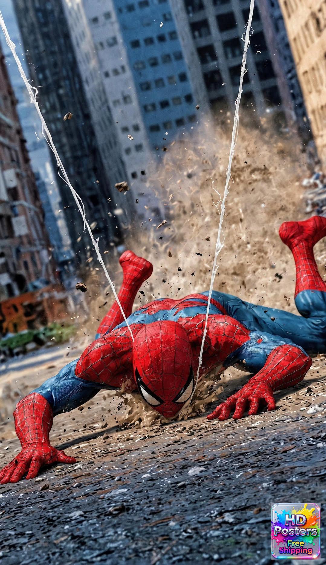 “City Superhero Threads” – 4K Urban Web Edition Poster (Mulitple Selections)