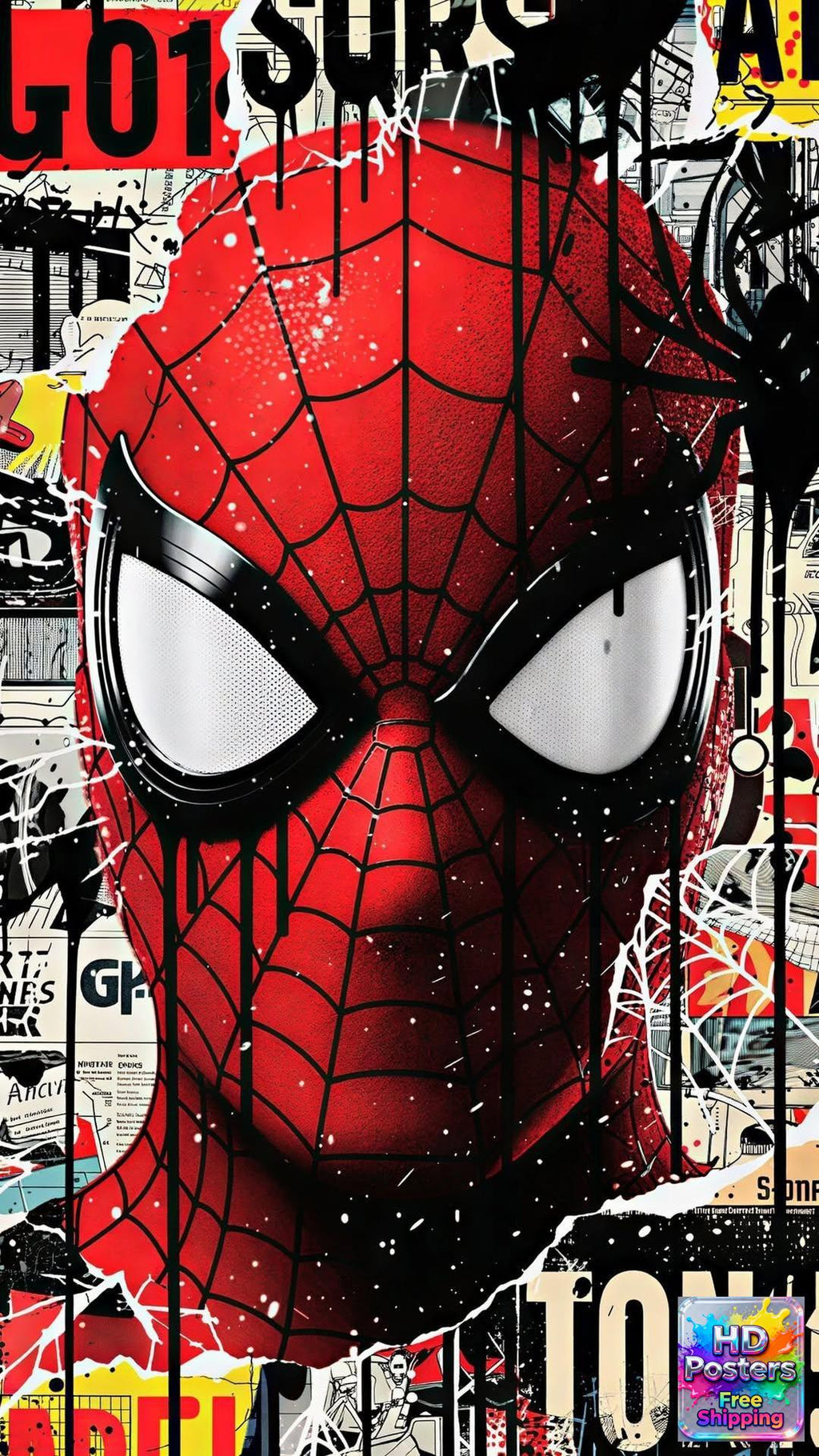 “City Superhero Threads” – 4K Urban Web Edition Poster (Mulitple Selections)