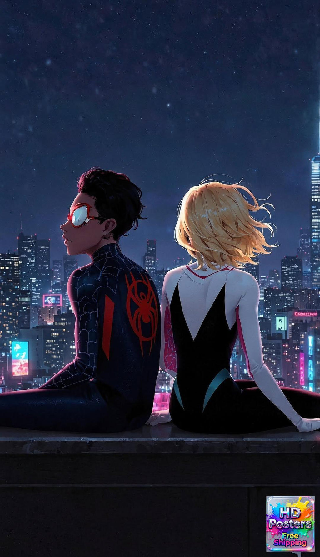 “City Superhero Threads” – 4K Urban Web Edition Poster (Mulitple Selections)