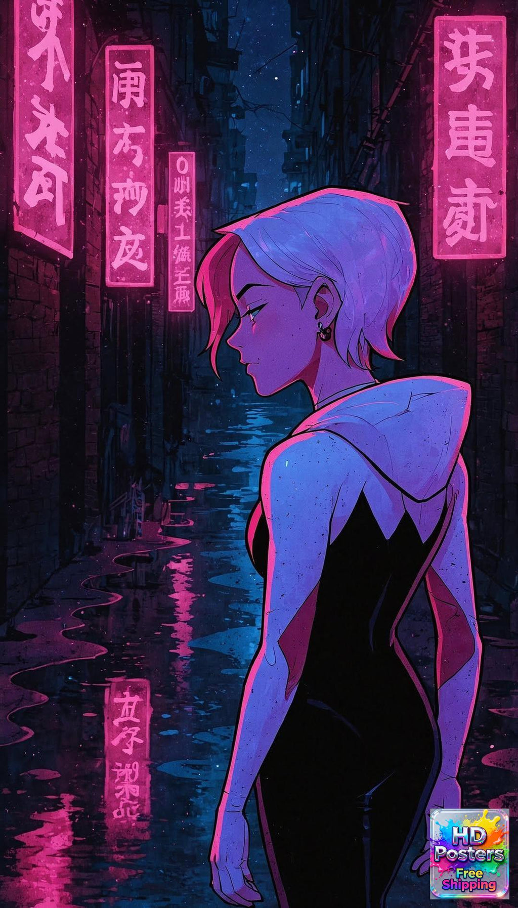 “City Superhero Threads” – 4K Urban Web Edition Poster (Mulitple Selections)