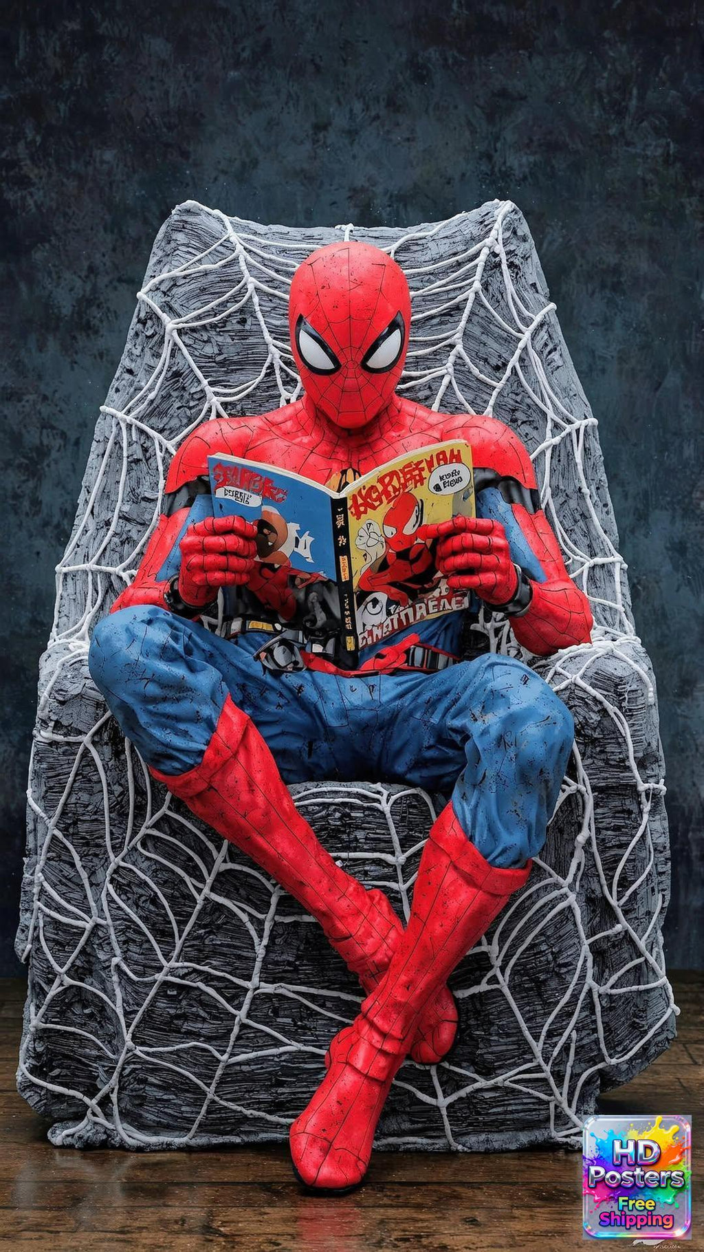 “City Superhero Threads” – 4K Urban Web Edition Poster (Mulitple Selections)