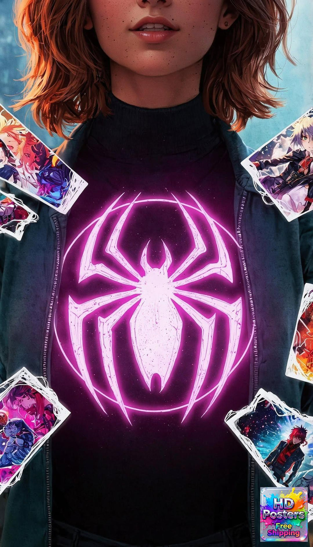 “City Superhero Threads” – 4K Urban Web Edition Poster (Mulitple Selections)