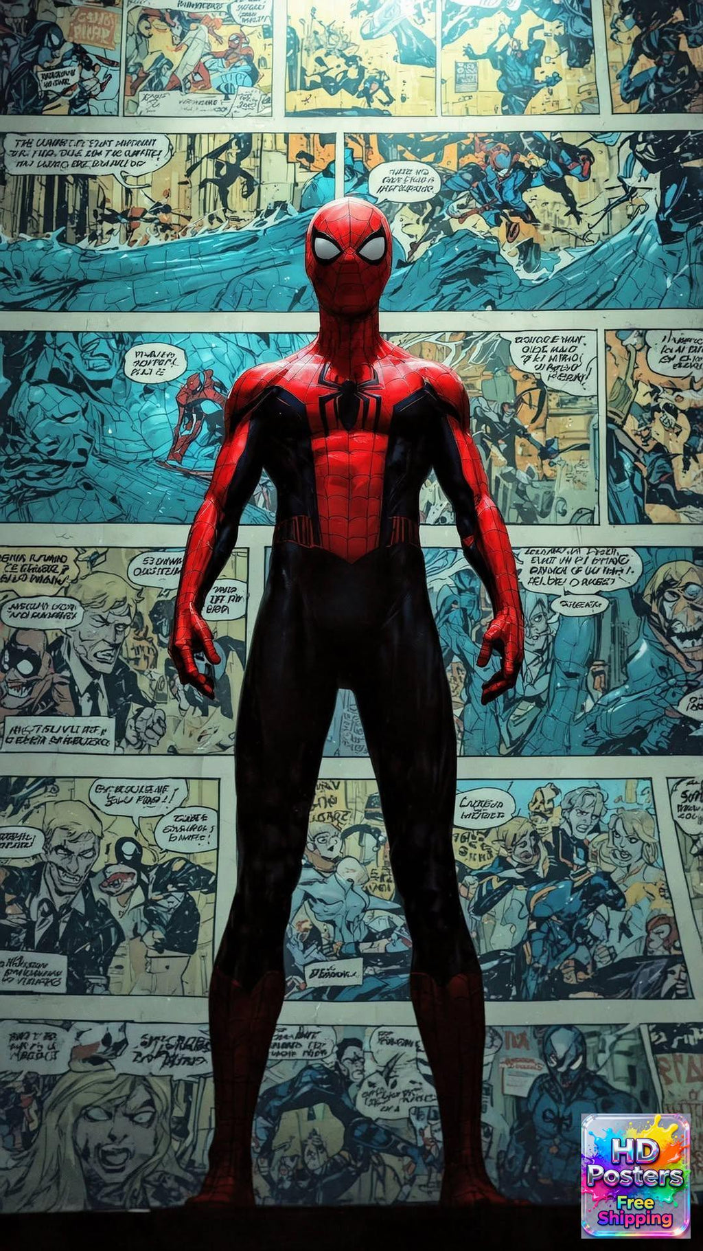 “City Superhero Threads” – 4K Urban Web Edition Poster (Mulitple Selections)