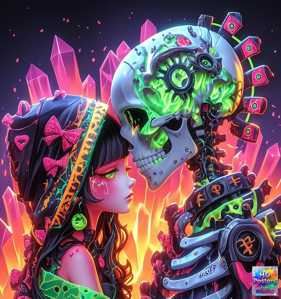 “Crystal Voltage” – 4K Gothic Energy Edition (Mulitple Selections)