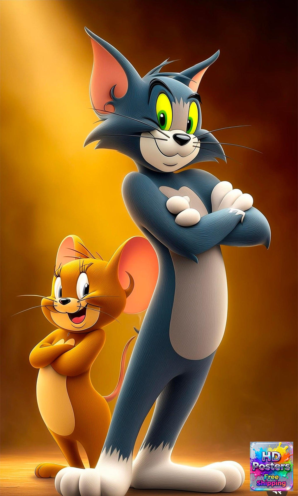 “Dynamic Duo” – 3D Cartoon Legends Edition (Mulitple Selections)