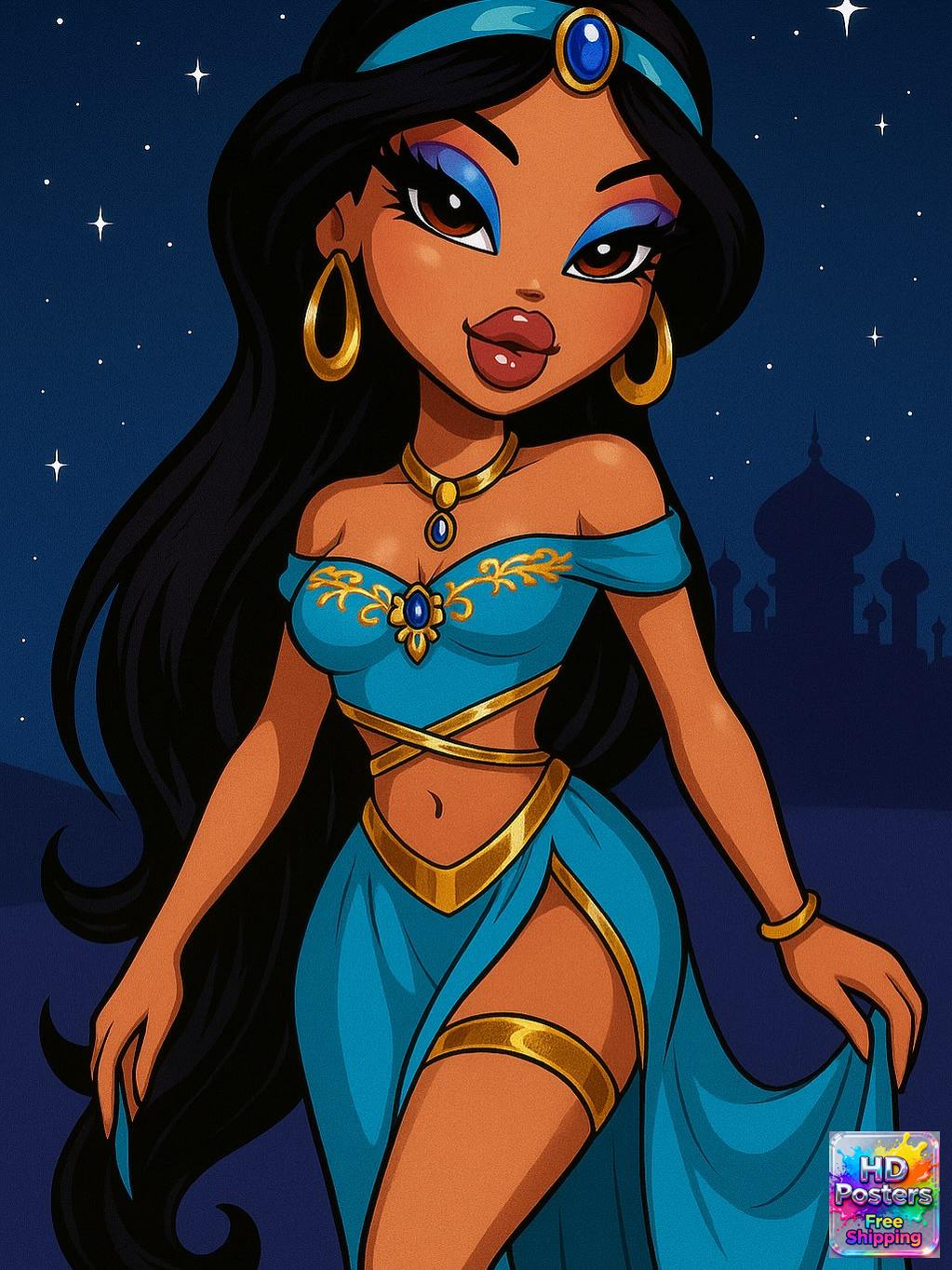 “Glam Goddess Vibes” – 4K Bratz Royal Elegance Poster (Mulitple Selections)