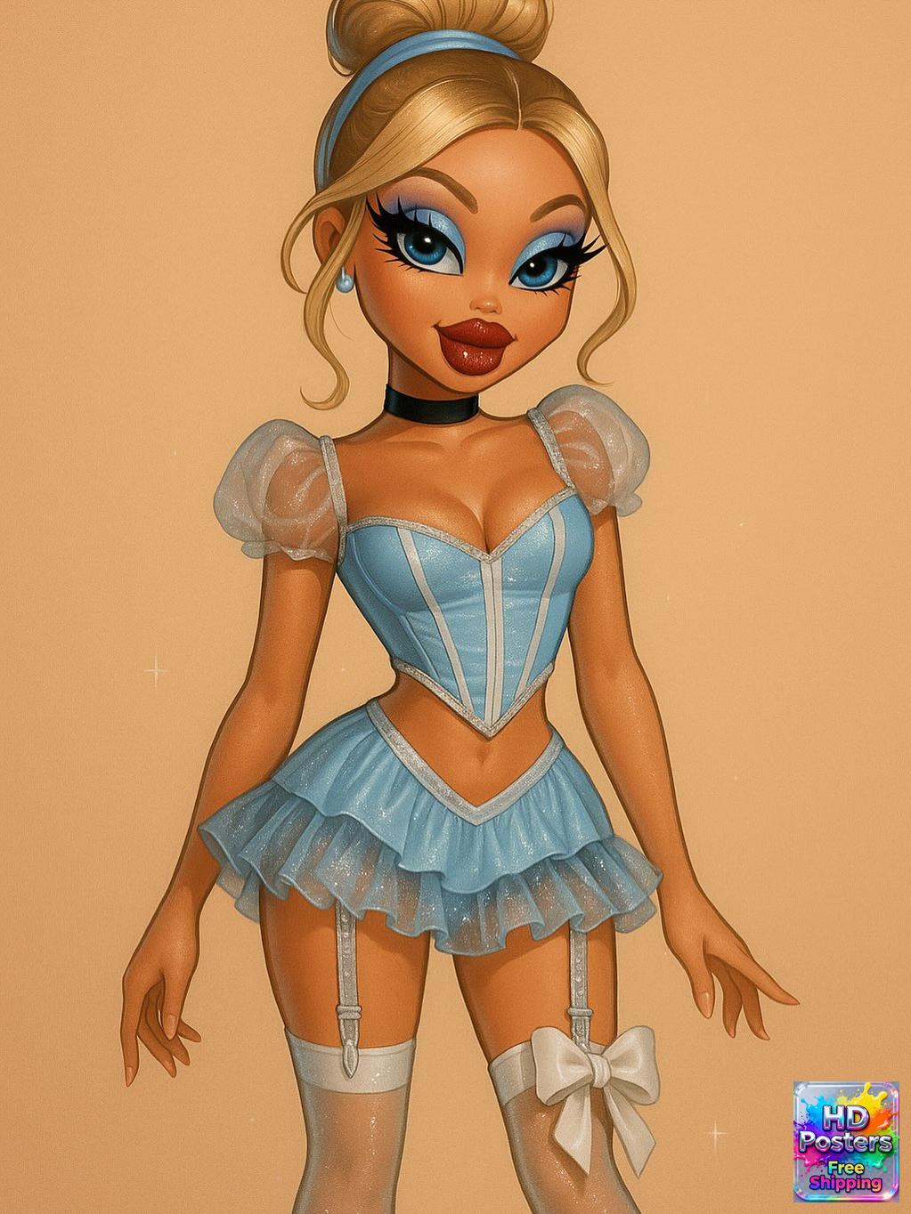 “Glam Goddess Vibes” – 4K Bratz Royal Elegance Poster (Mulitple Selections)