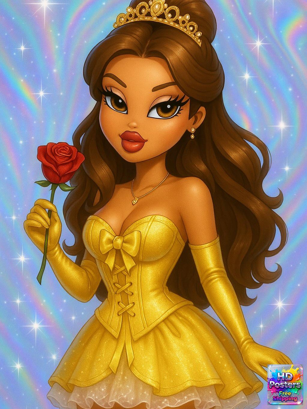 “Glam Goddess Vibes” – 4K Bratz Royal Elegance Poster (Mulitple Selections)