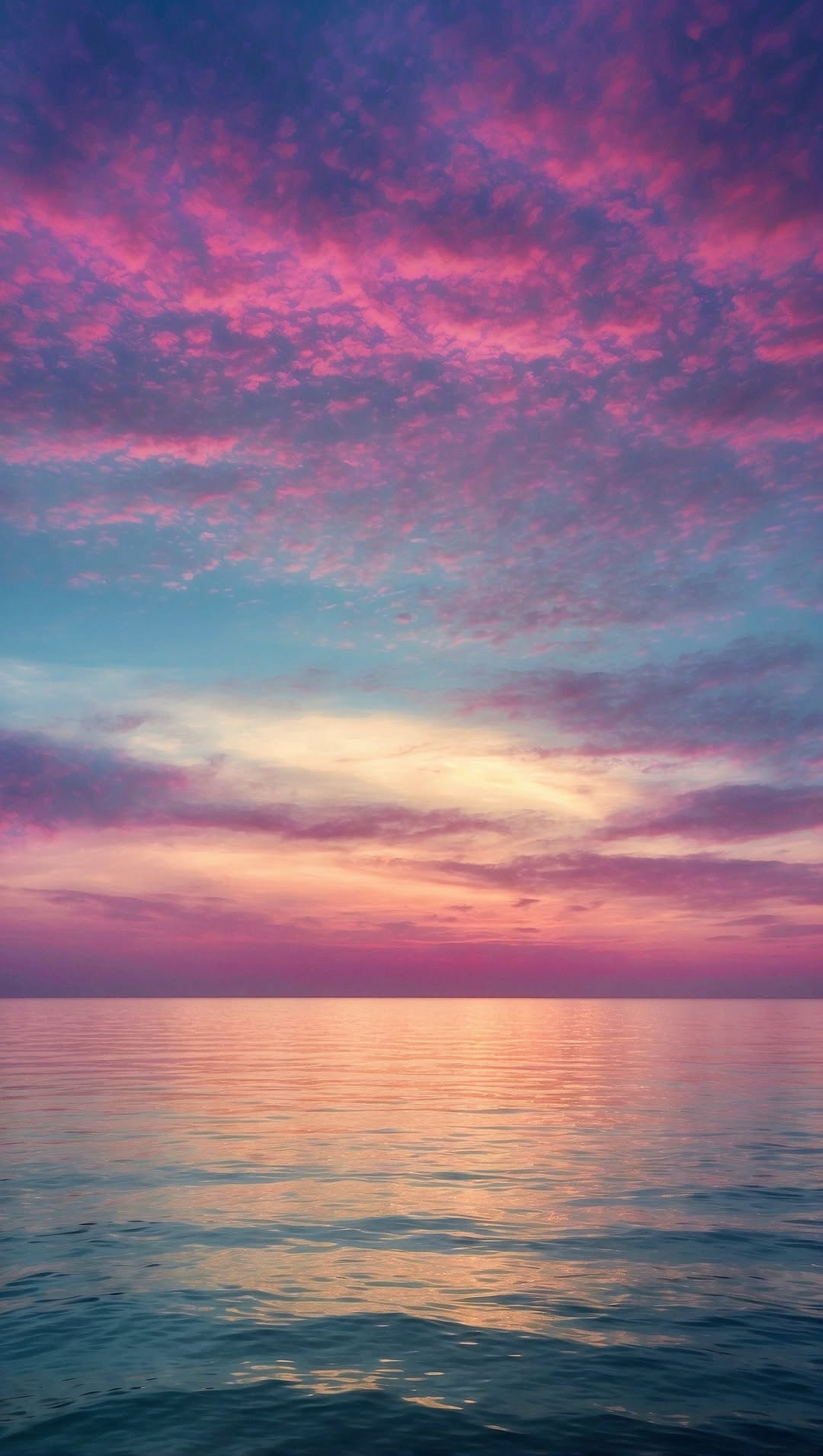 “Golden Horizon” – 4K Tranquil Sunset Sail Poster (Mulitple Selections)