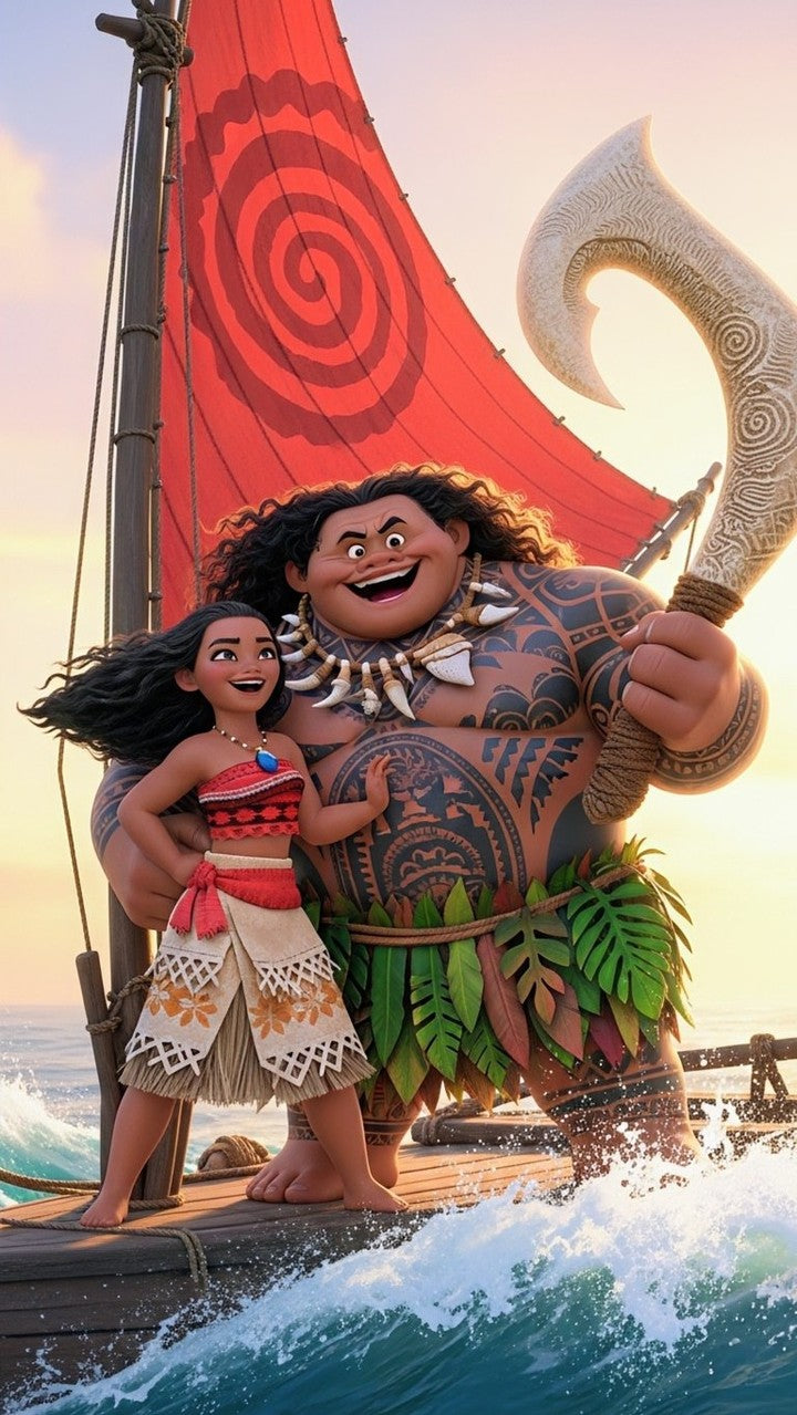 “Island Spirit” – 4K Polynesian Hero Poster (Mulitple Selections)