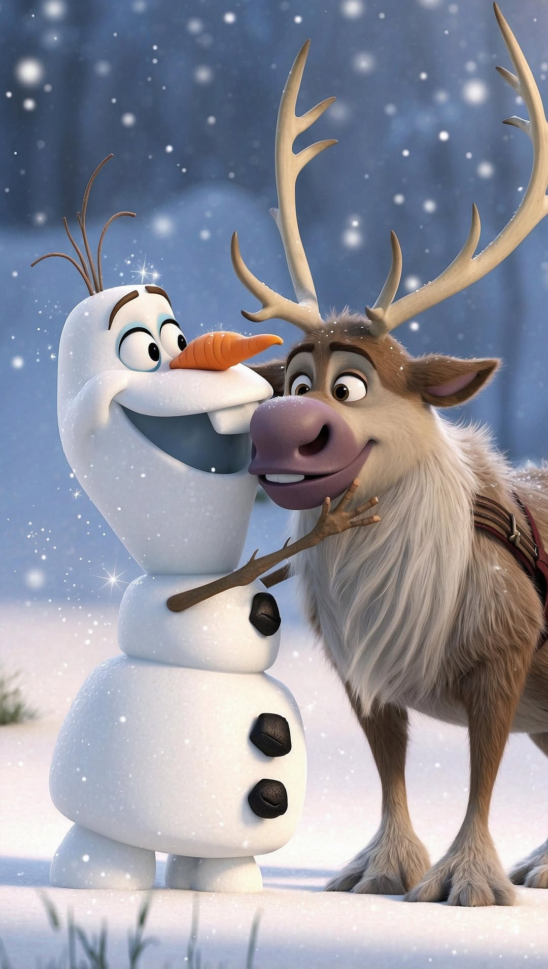 “Lanterns of Love” – 4K Enchanted Night Sky Poster (Mulitple Selections)