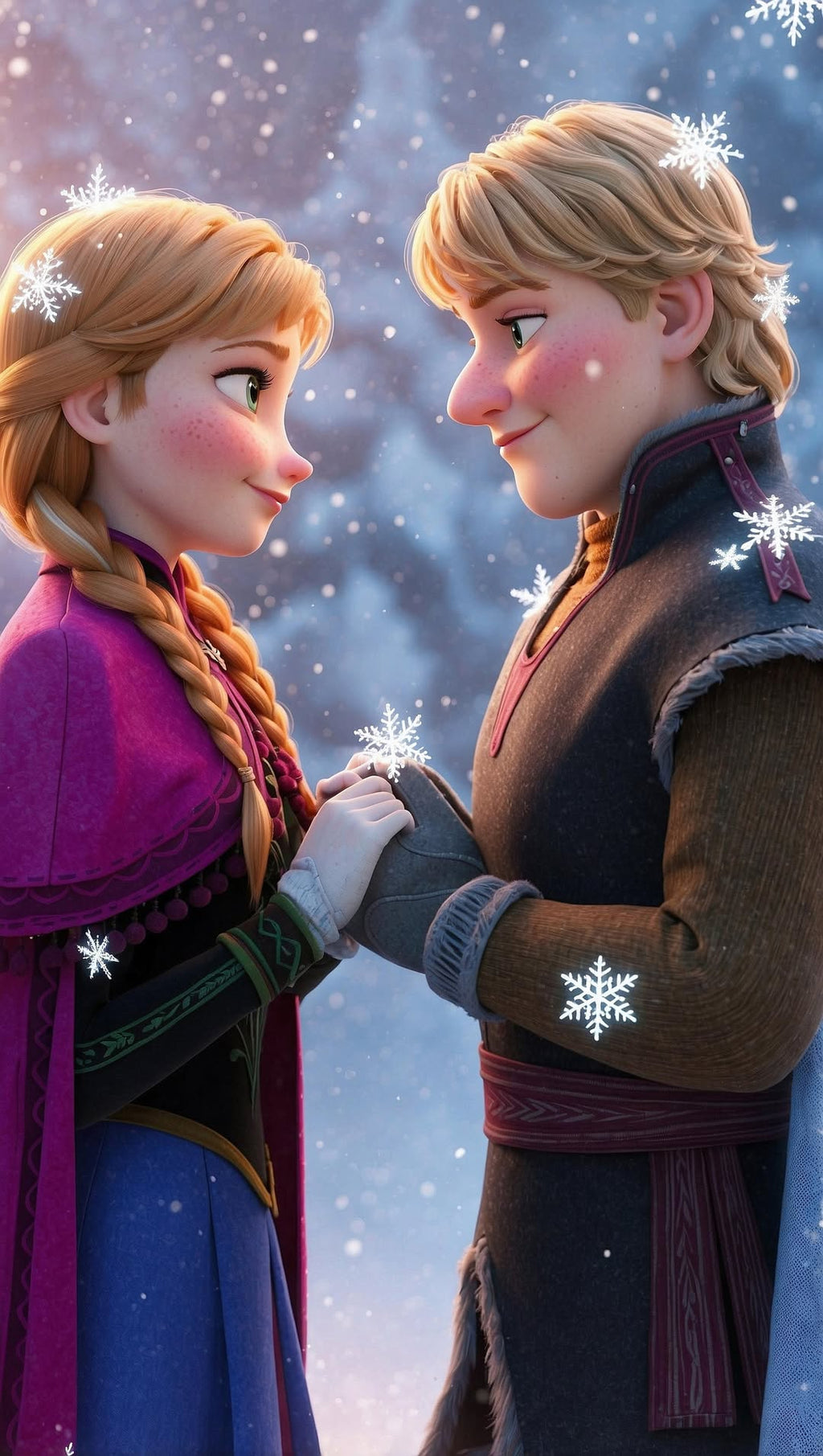 “Lanterns of Love” – 4K Enchanted Night Sky Poster (Mulitple Selections)