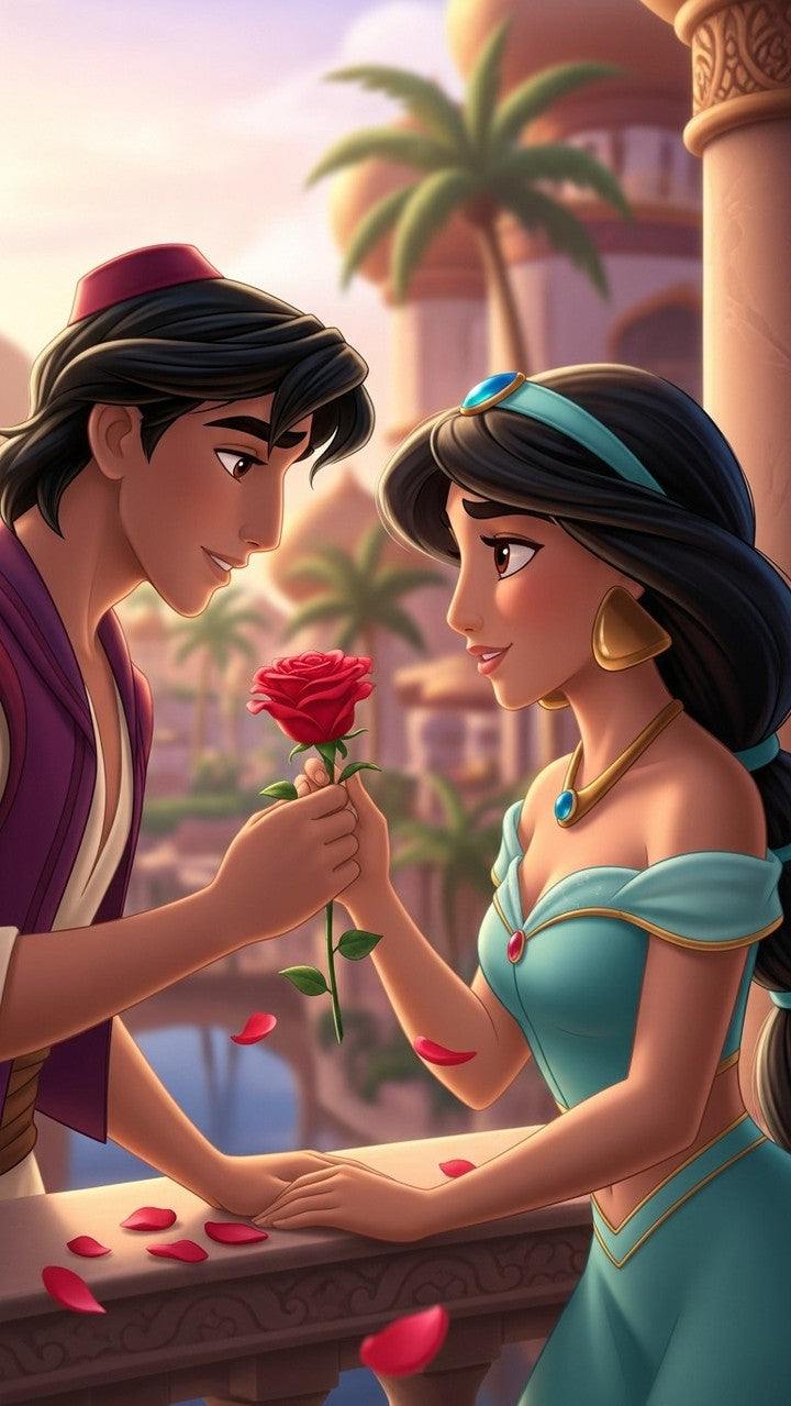 “Lanterns of Love” – 4K Enchanted Night Sky Poster (Mulitple Selections)