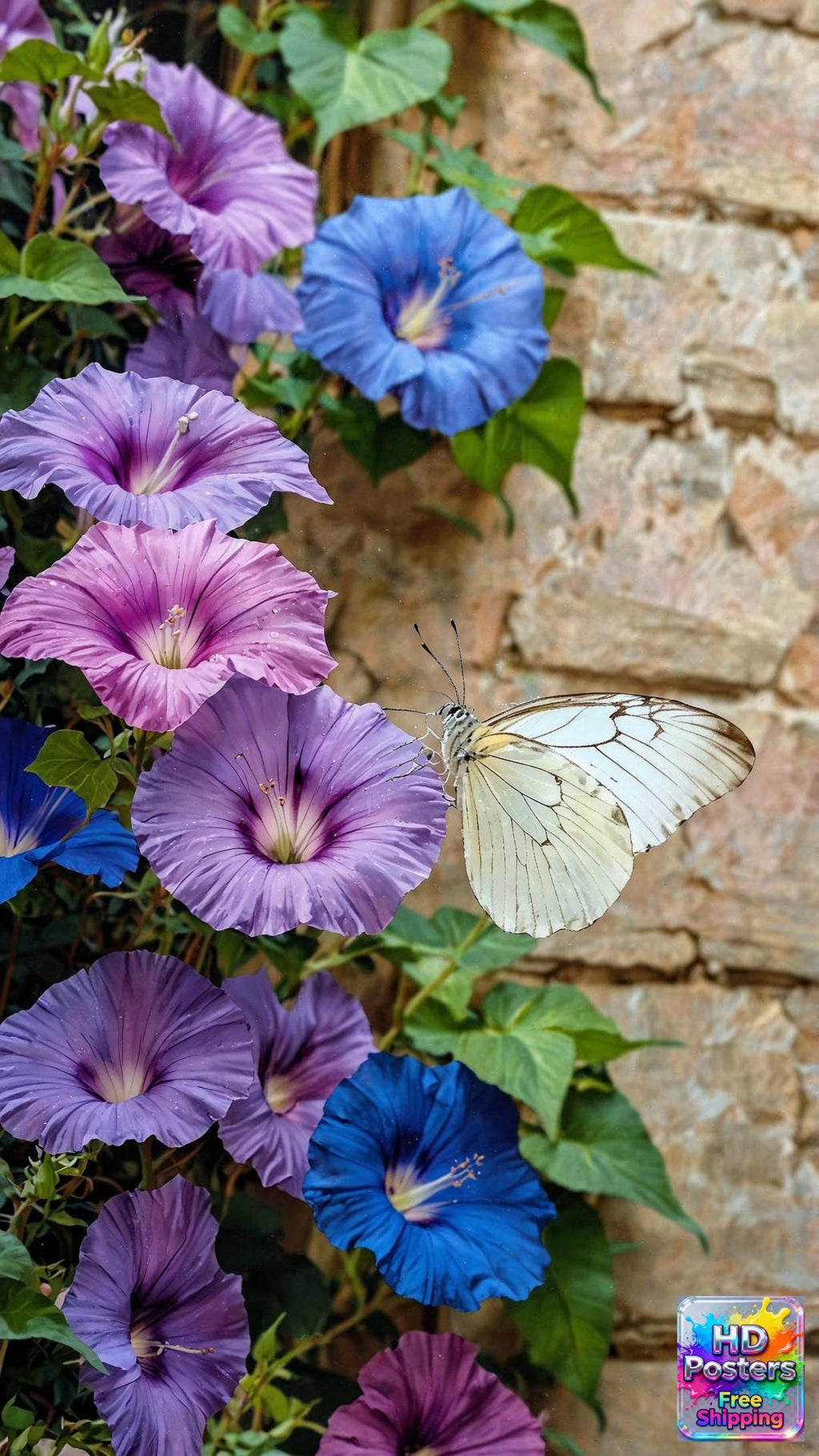 “Midnight Bloom” – 4K Moonlit Hibiscus Poster (Mulitple Selections)