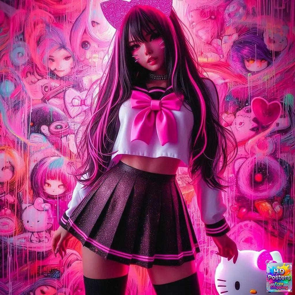 “Neon Doll” – Electric Street Art Edition (Mulitple Selections)