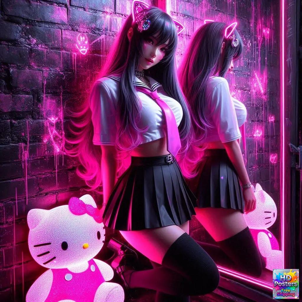“Neon Doll” – Electric Street Art Edition (Mulitple Selections)
