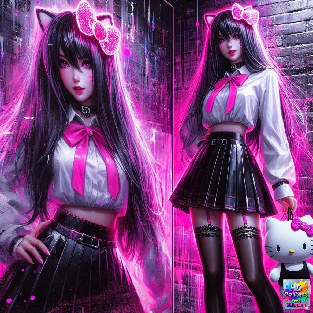 “Neon Doll” – Electric Street Art Edition (Mulitple Selections)