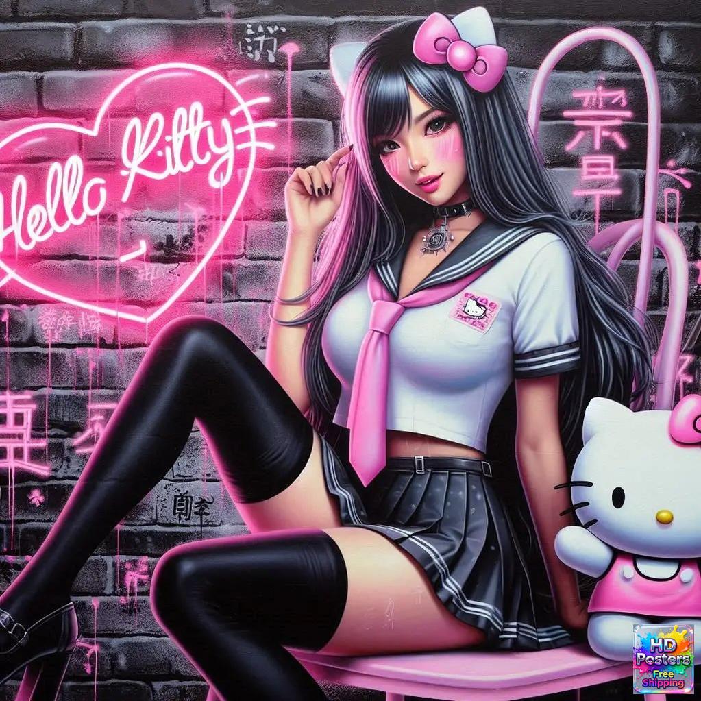 “Neon Doll” – Electric Street Art Edition (Mulitple Selections)