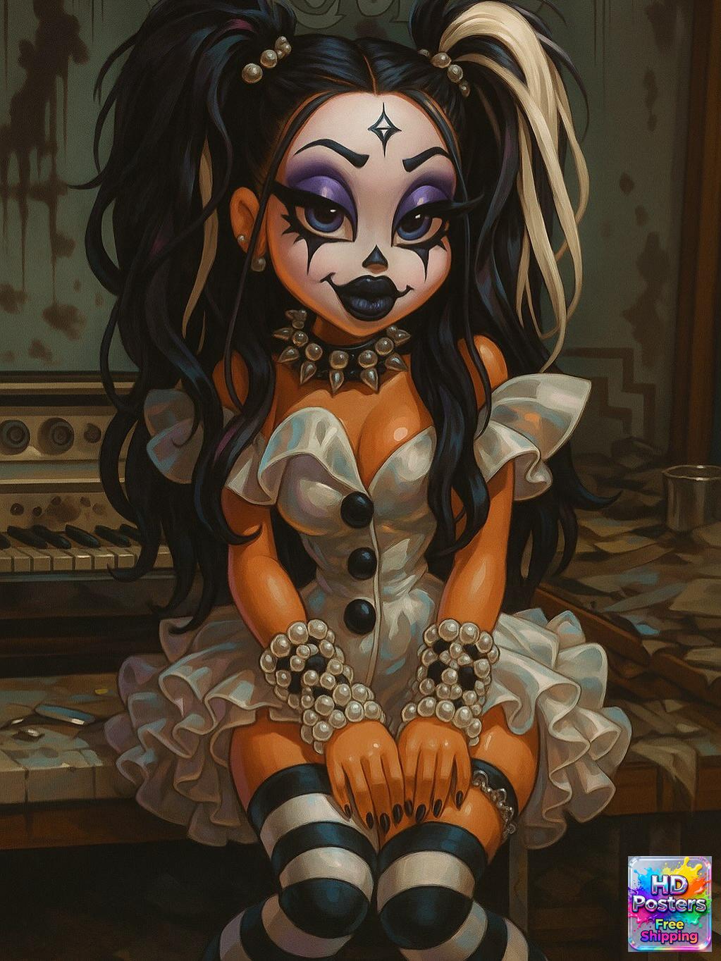 “Retro Hotline” – 4K Y2K Bratz Babe Aesthetic Poster (Mulitple Selections)