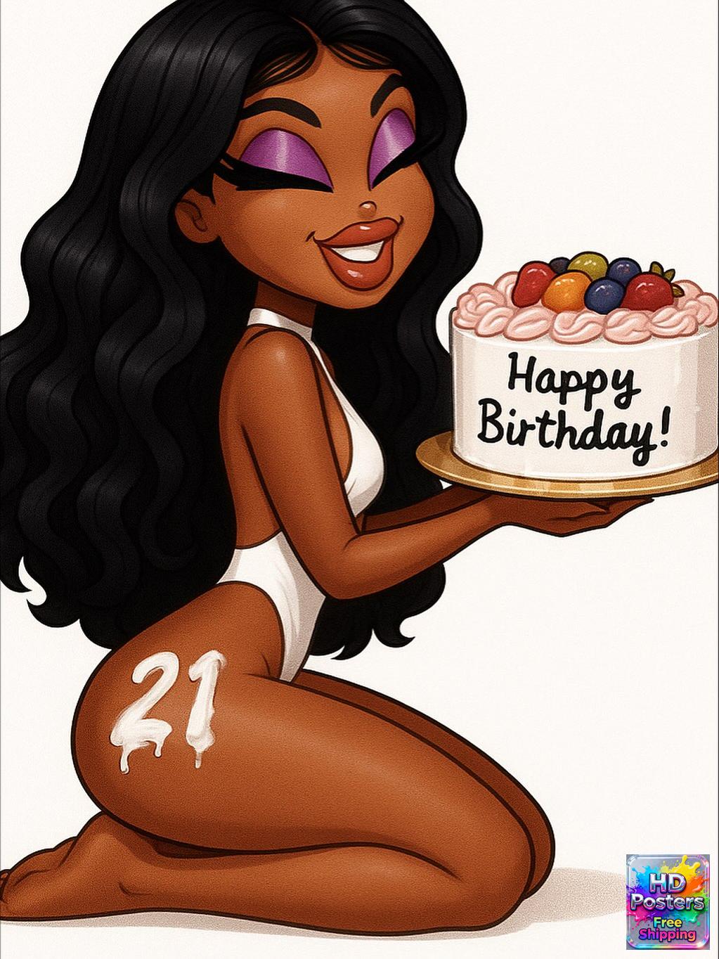 “Retro Hotline” – 4K Y2K Bratz Babe Aesthetic Poster (Mulitple Selections)