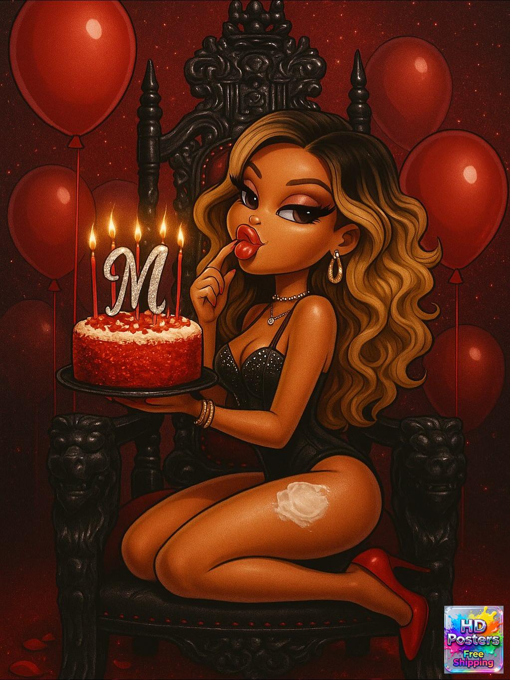 “Retro Hotline” – 4K Y2K Bratz Babe Aesthetic Poster (Mulitple Selections)