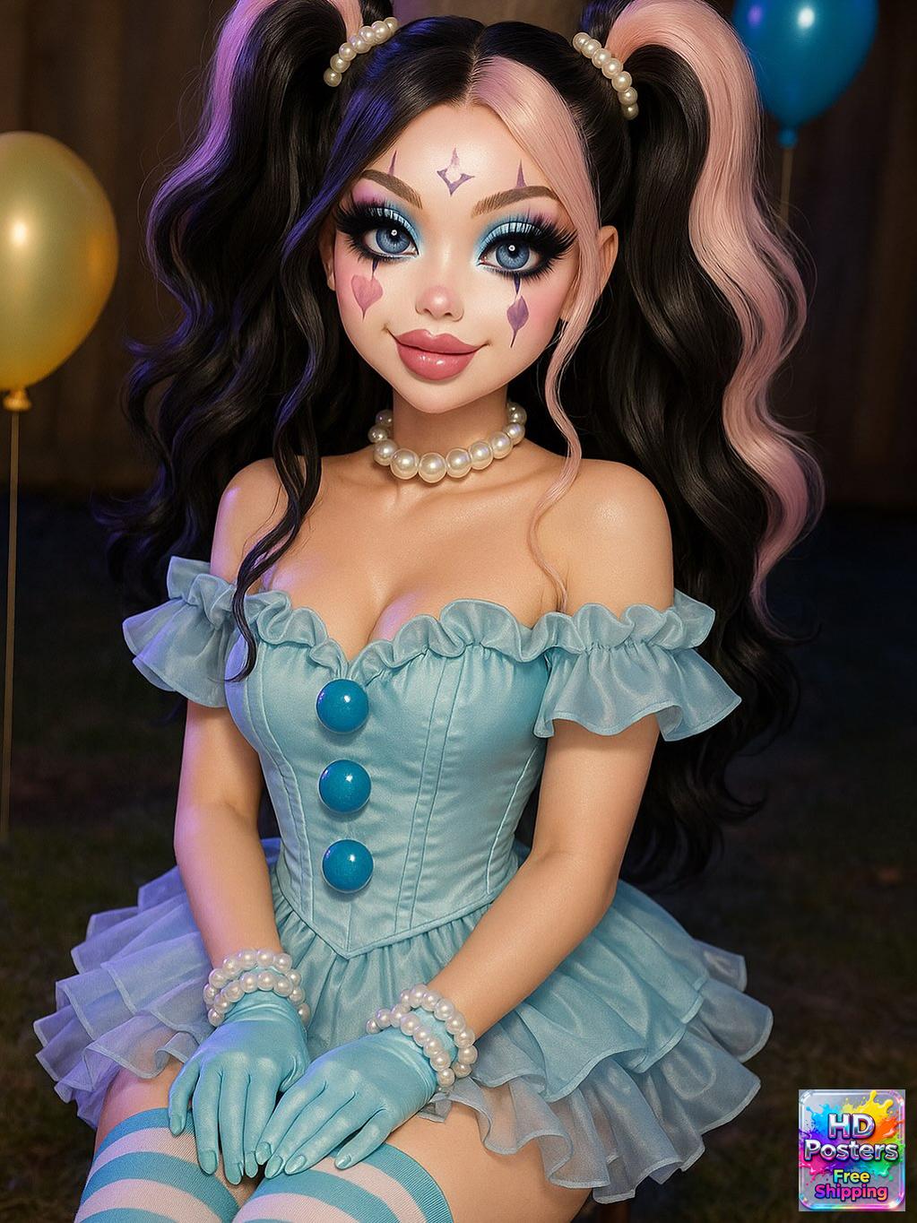 “Retro Hotline” – 4K Y2K Bratz Babe Aesthetic Poster (Mulitple Selections)