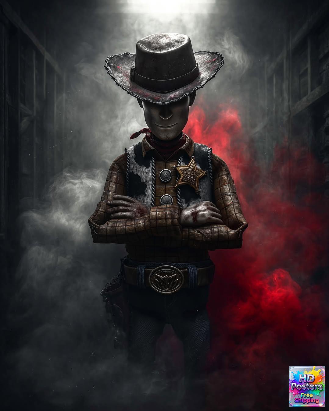 “Shadow Sheriff” – 4K Dark Toy Edition (Mulitple Selections)