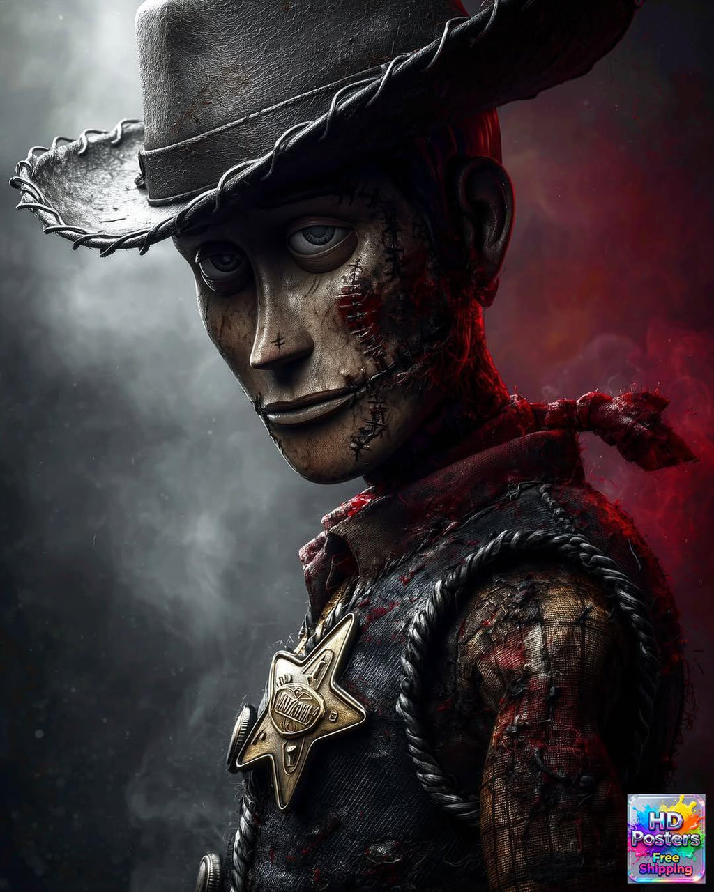 “Shadow Sheriff” – 4K Dark Toy Edition (Mulitple Selections)