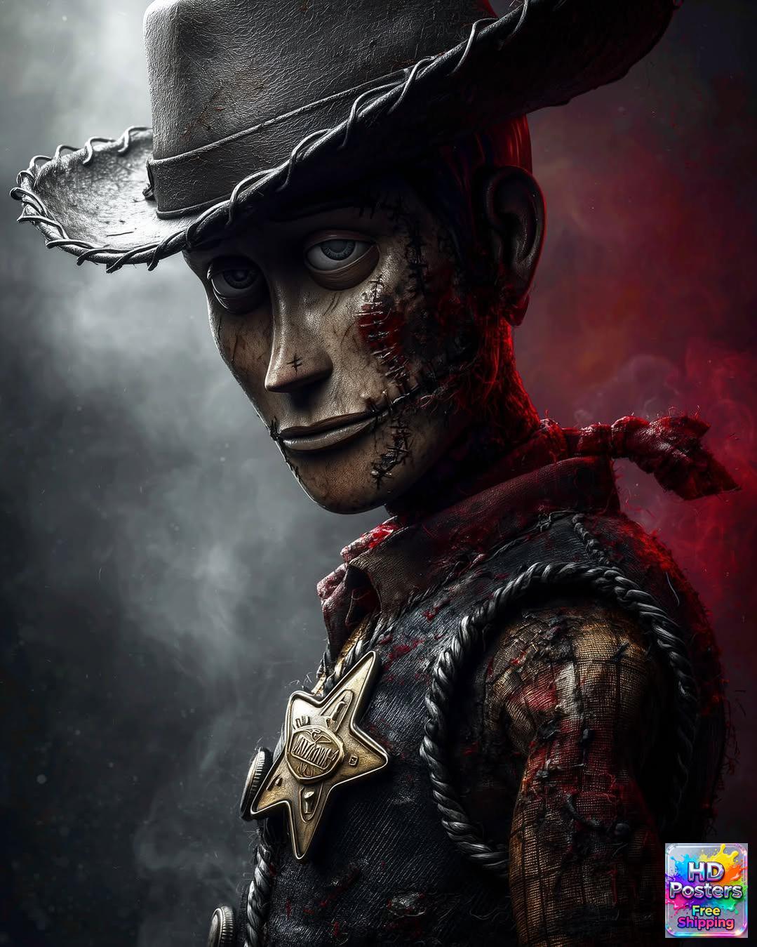 “Shadow Sheriff” – 4K Dark Toy Edition (Mulitple Selections)