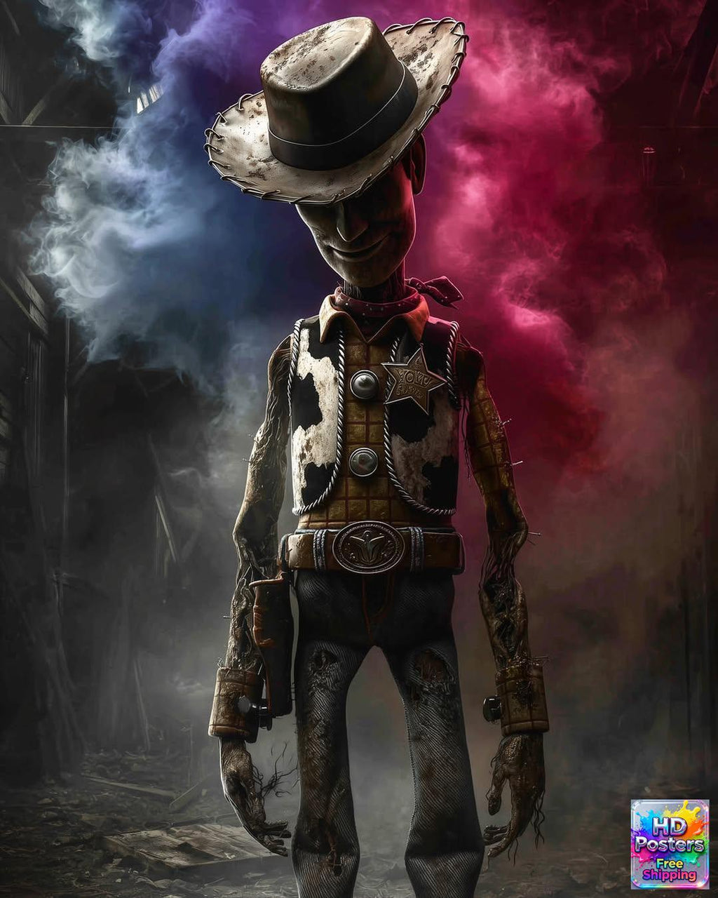 “Shadow Sheriff” – 4K Dark Toy Edition (Mulitple Selections)