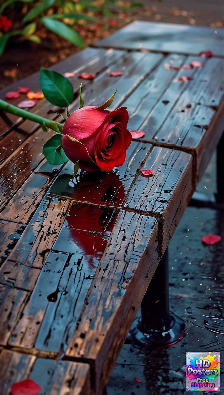 “The Last Rose” – Rainfall Reflection Edition (Mulitple Selections)
