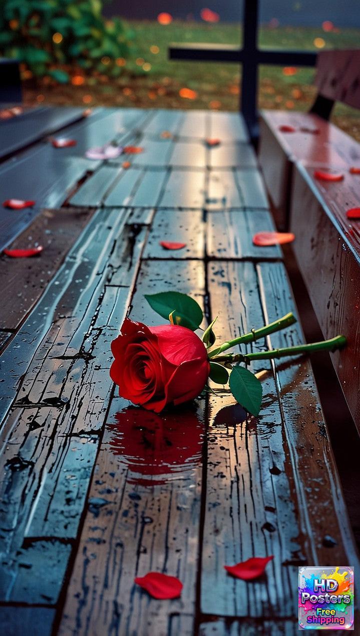 “The Last Rose” – Rainfall Reflection Edition (Mulitple Selections)