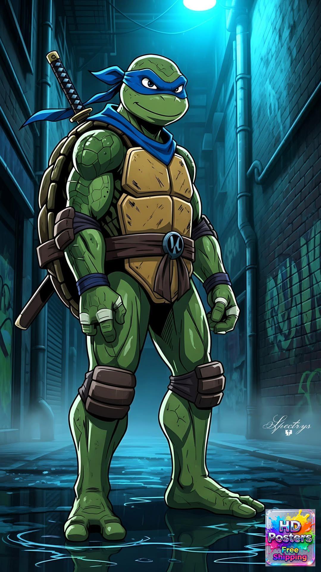 “The Tech Ninja” – 4K Neon Intelligence Edition Poster (Mulitple Selections)