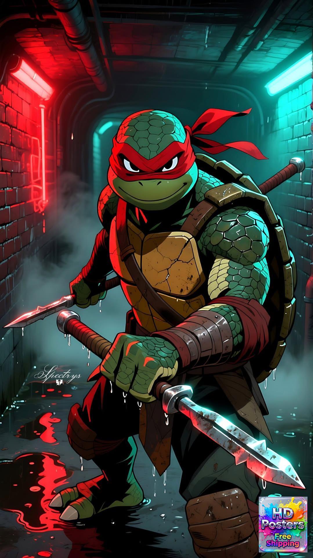 “The Tech Ninja” – 4K Neon Intelligence Edition Poster (Mulitple Selections)